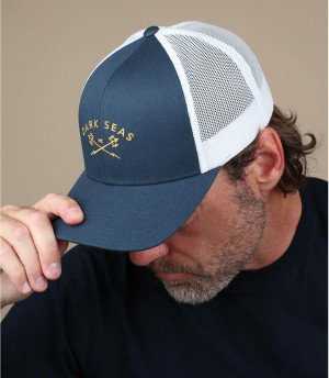 trucker Dark Seas trident Murre navy